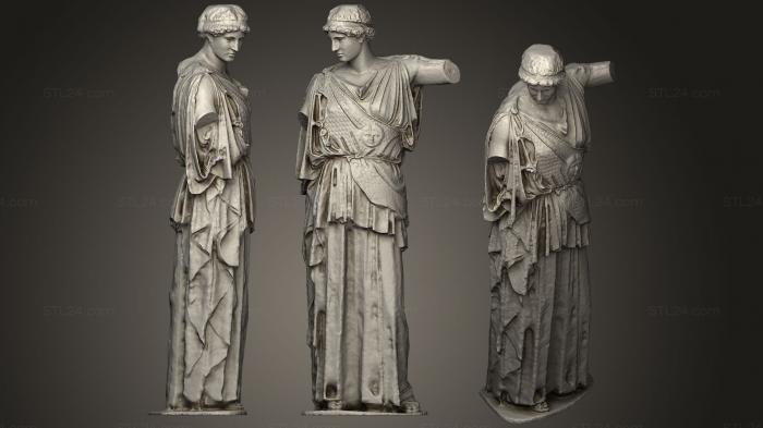 Статуи античные и исторические (Афина Лемния, STKA_1363) 3D модель для ЧПУ станка